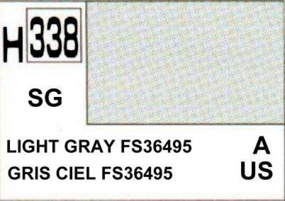 H338 Light gray  Gris clair FS36495