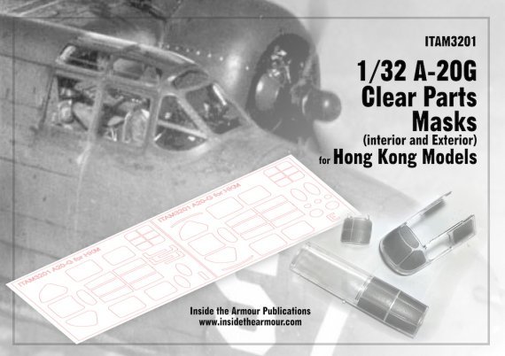 1/48 Douglas A-20G Havoc interior and exterior for Hong Kong