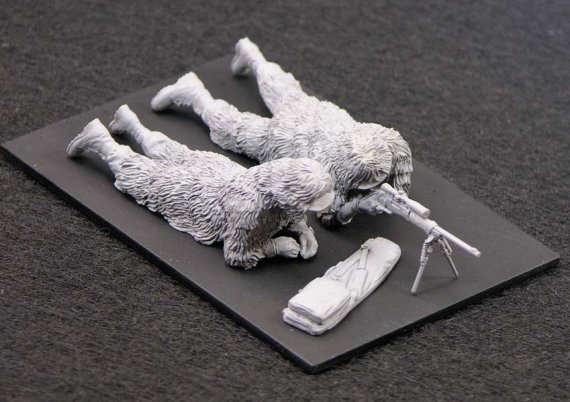 1/35 Camouflaged US Sniper Team