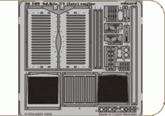 1/35 Sd.Kfz.7/1(late) engine (TRU 01524)