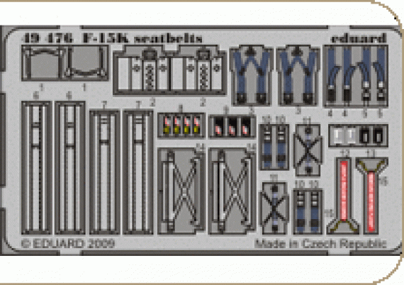 1/48 F-15K seatbelts (ACA)