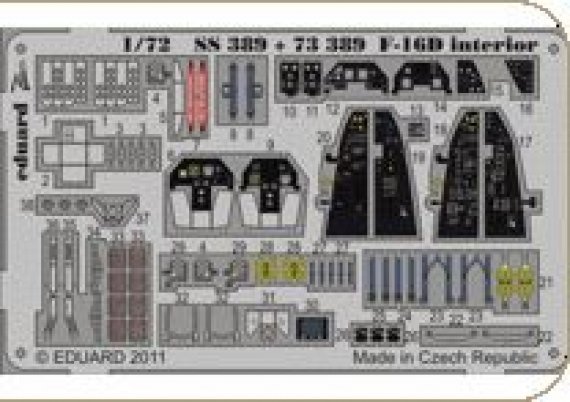 1/72 F-16D interior S.A. (KIN)