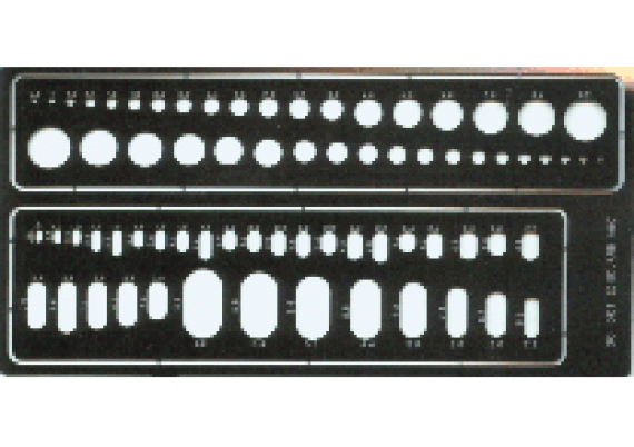 Circle & oval stencils