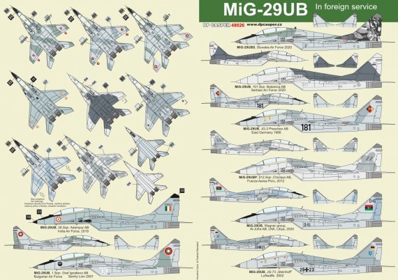 1/48 Mikoyan MiG-29UB in Foreign Service