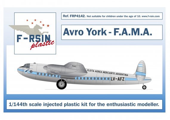 1/144 Avro York F.A.M.A. Flota Aerea Mercante Argentina LV-AFZ
