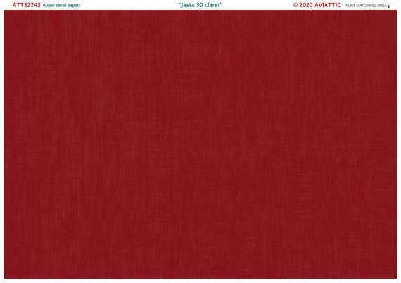 1/32 Jasta 30 claret paint on linen Claret
