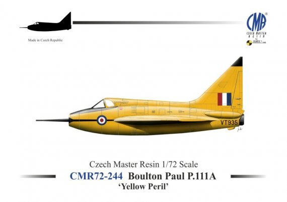 1/72 Boulton Paul P.111A Yellow Peril