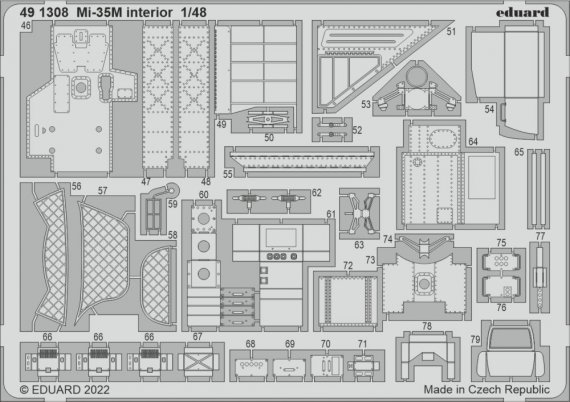 1/48 SET Mi-35M interior