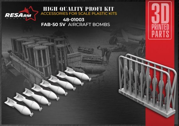 1/48 FAB 50SV Aircraft Bombs.