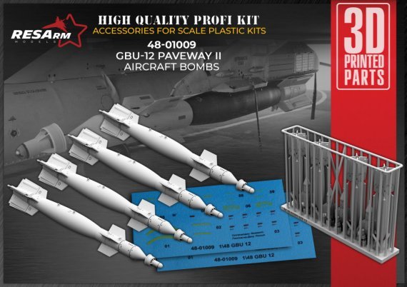 1/48 GBU-12 Paveway II Aircraft Bombs.