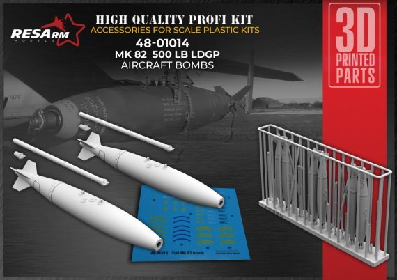 1/48 MK-82 500 lb. LDGP Bombs.