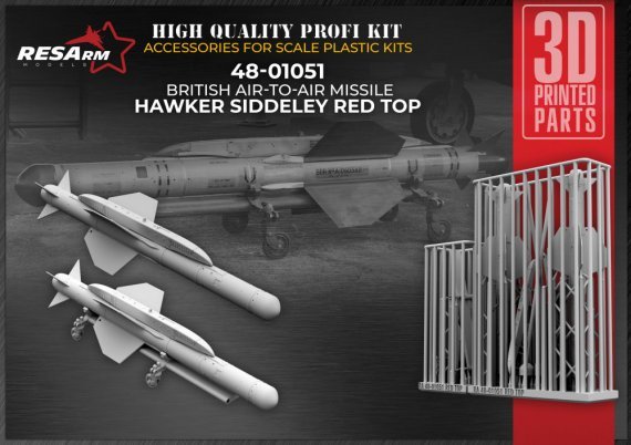 1/48 Hawker Siddeley RED TOP AA Missiles.