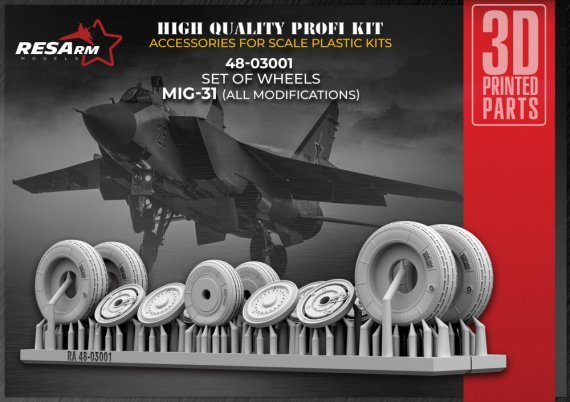 1/48 MiG-31 wheels set all kits