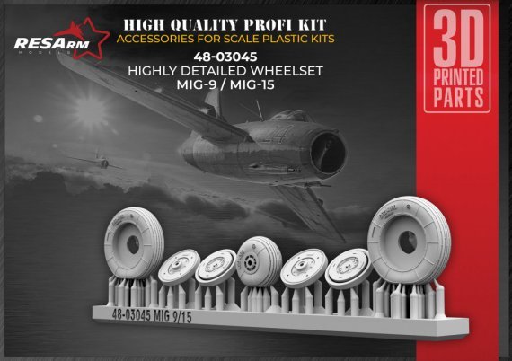 1/48 MiG-9 / MiG-15 wheels