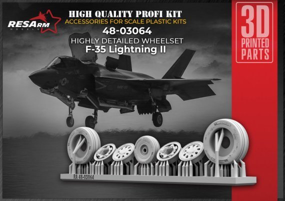 1/48 F-35 Lightning II wheels