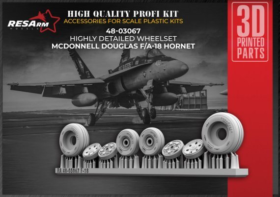 1/48 F/A-18 Hornet wheels