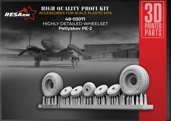 1/48 Pe-2 wheels