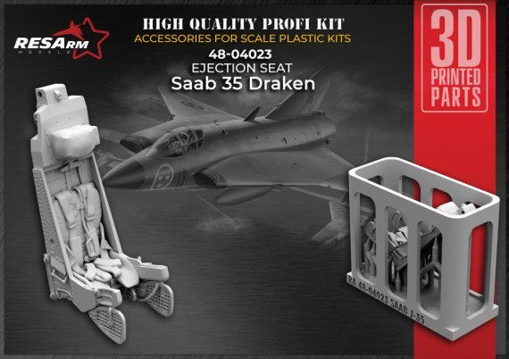 1/48 SAAB J-35 Draken Ejection Seat