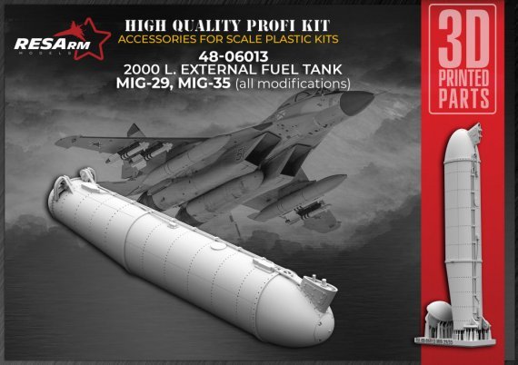 1/48 MiG-29 / MiG-35 2000l Fuel Tank