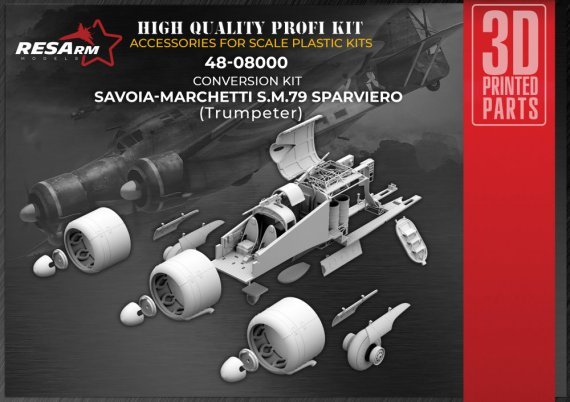 1/48 Savoia-Marchetti SM-79 Big Set for Trumpeter