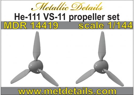 1/144 Heinkel He-111H VS-11 propeller set