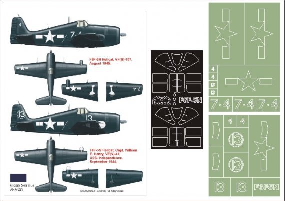 Montex Masques Canopy F6F-5N Hellcat 1/32 Trumpeter