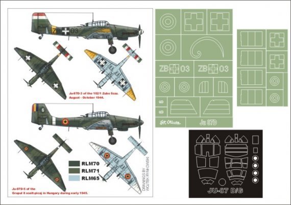 Montex 1/48 Ju-87D Stuka Masques Cadre Canop�e