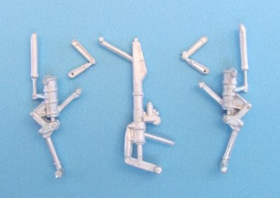 Train d'atterrissage m�tal MiG-25PD Foxbat 1/72 ICM