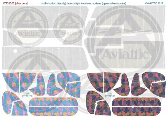 1/32 Halberstadt CL.II German linen lower surfaces