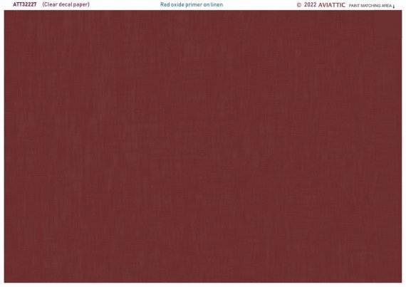 1/32 Red oxide primer on linen WWI aircrafts