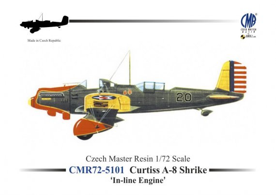 1/72 Curtiss A-8 Shrike In-line Engine