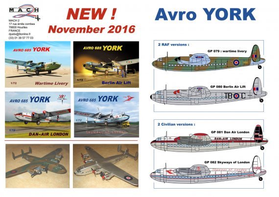 1/72 Avro York RAF Berlin Air Lift