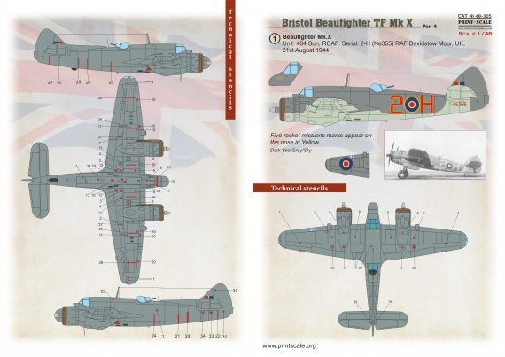 1/48 Bristol Beaufighter Tf Mk.X Part 4