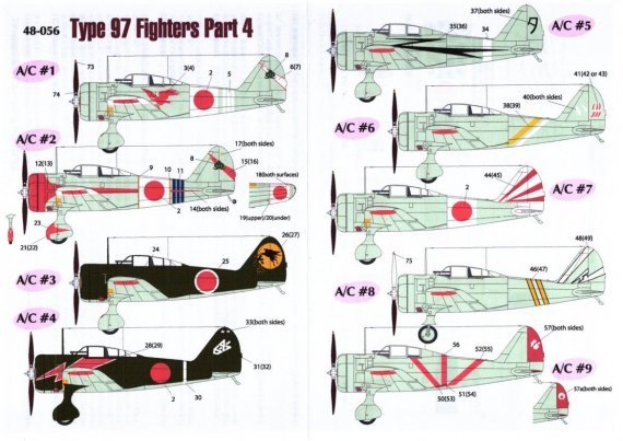 1/48 Nakajima Ki-27 flown by Major Miyamoto of 246th Sentai