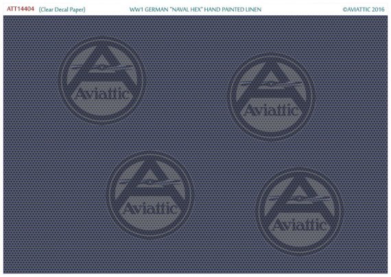 1/144 WWI German Naval Hex Hand Painted Linen