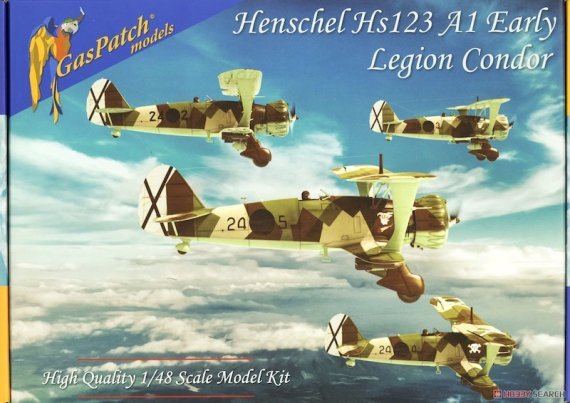 1/48 Henschel Hs-123A-1 Spanish Civil War Condor Legion