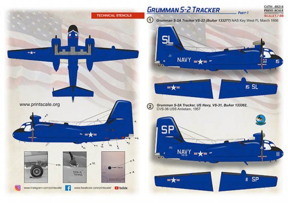 1/48 Grumman S-2 Tracker Part 1