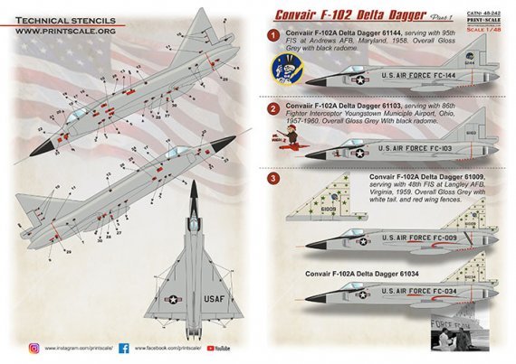 1/48 Convair F-102 Delta Dagger Part 1