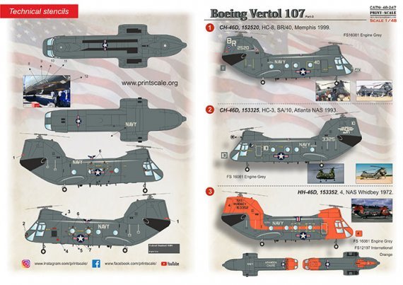 1/48 Boeing-Vertol 107 Part 3
