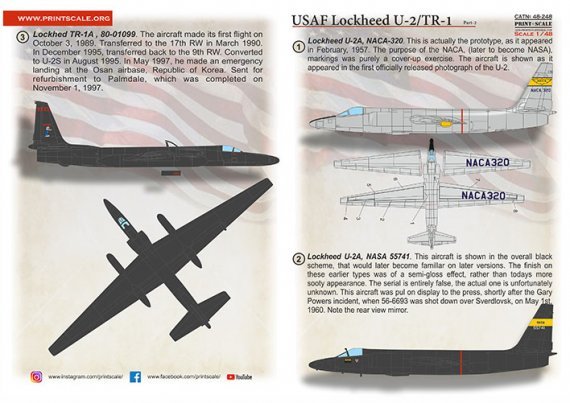 1/48 USAF Lockheed U2/TR-1 Part 2