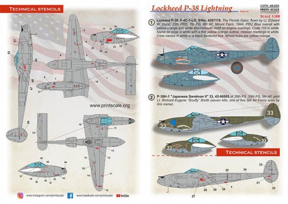 1/48 Lockheed P-38 Lightning hark Mouth Part 4
