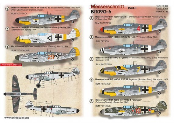 1/48 Messerschmitt Bf-109G-6 Part 1