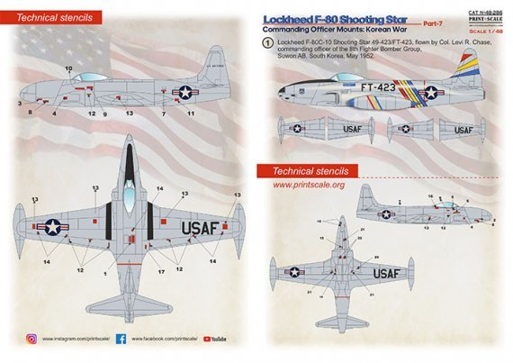 1/48 Lockheed F-80 Shooting Star Part 7