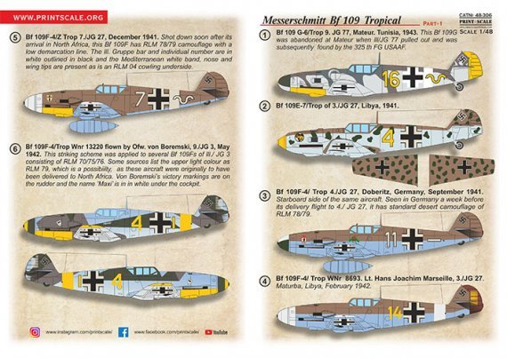 1/48 Messerschmitt Bf-109 Tropical