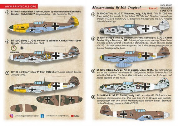 1/48 Messerschmitt Bf-109 Tropical Part 2