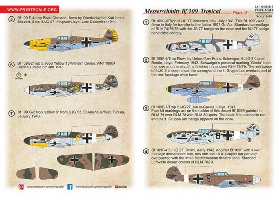 1/48 Messerschmitt Bf-109. Tropical options. Part 2.