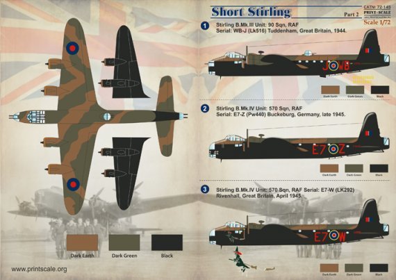 1/72 Short Stirling Part 2 (wet decals)