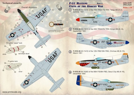 1/72 F-51 Mustang Korean War Part 1