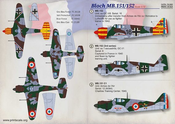 1/72 Marcel-Bloch MB.151-MB.152