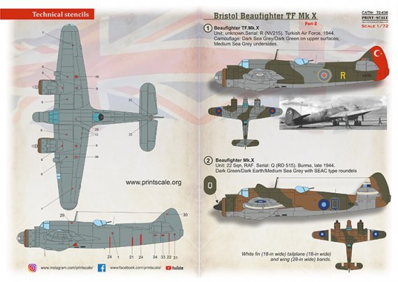 1/72 Bristol Beaufighter Mk.X Part 2